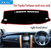 Car Dashboard Cover Silicone Non-Slip Carpet Anti-UV For Toyota Fortuner 2016-2018 DashMat Dash Board Pad right hand driver 2024 - buy cheap