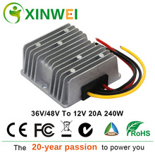 XINWEI 36V 48V To 12V 20A /25A 240W/300W DC DC Converter Step Down New Type Supply Power High Efficiency Inverters & Converters 2024 - buy cheap