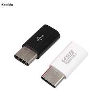 Мини-адаптер Kebidu USB 3,1 Type C с разъемом «папа» на Micro USB 2,0 с 5 контактами «мама» для передачи данных, для планшета и различные мобильный телефон 2024 - купить недорого