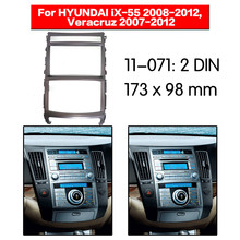 Radio Fascia para coche, Kit de instalación de moldura de CD, salpicadero, estéreo, iX-55 para HYUNDAI, Veracruz, 11-071, 2007-2012 2024 - compra barato