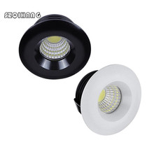 Luz descendente de 3W, 5W, 110V, 220V, Vestíbulo de sala de estar, micro techo pequeño, punto blanco en miniatura, mini COB LED regulable, 3W 2024 - compra barato