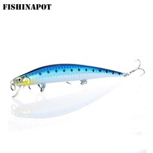 FISHINAPOT 1 шт. новый гольян 12,5 г/12,5 см рыболовная приманка воблеры Жесткий искусственный кренкбейт пластиковые приманки Pesca рыболовные снасти Isca 2024 - купить недорого