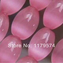 Hot Wholesale And Retail Beautiful Charming 8x12mm Pink Mexican Rice Natural Stone DIY Loose Beads Accessory Parts 13 INCH WJ410 2024 - buy cheap