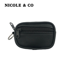 Сумка для монет NICOLE & CO из искусственной кожи, мини-женская маленькая сумка для мелочи, карманные Кошельки для монет, ключница, чехол на молнии, кошелек, сумка на пояс 2024 - купить недорого