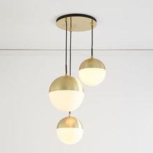 Modern Pendant Lights Black Glass Ball Pendant Lamp Long Line Hanging Lamp For Kitchen Living Room Nordic Globe Light Fixtures 2024 - buy cheap