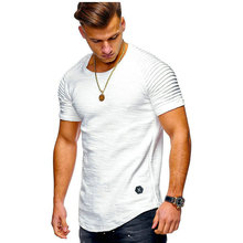 2022 New T-Shirt Men Solid Slim Fit T Shirt Short Sleeve Summer O Neck T Shirts For Men Streetwear Hip Hop Casual Tops Tees 2024 - buy cheap