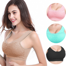 Hot Full Cup Sexy Lace Bras For Women Push Up With Pads Bralette Lingerie Ultrathin Brassiere Underwear Fitness Sleeping Bras 2024 - buy cheap