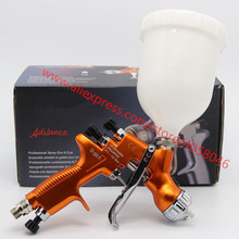 Spray Paint gun UK HD-2 HVLP Spray Gun Gravity Feed for all Auto Paint ,Topcoat and Touch-Up with 600cc Plastic Paint Cup 2024 - buy cheap