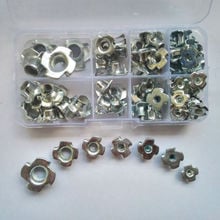 80PCS M3 M4 M5 M6 M8 M10 Claw Type Nut Nuts Assortment Kit Set High Quality 2024 - buy cheap