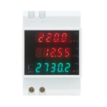AC 80-300V 0-100A Ammeter Voltmeter Din rail LED Volt Amp Meter Display Active Power Factor Time Energy Voltage Current 2024 - buy cheap