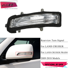 ZUK-espejo lateral retrovisor para coche, lámpara de luz LED intermitente para TOYOTA LAND CRUISER 2012-2018, LAND CRUISER PRADO 2009-2018 2024 - compra barato