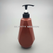 BELEZA MISSÃO 10 pcs 750 ml loção recarregáveis garrafas de plástico vermelho Escuro, shampoo/gel de banho cuidados pessoais garrafas PET loção vazio 2024 - compre barato
