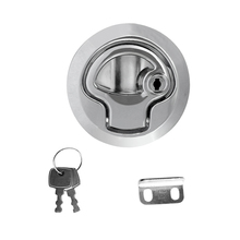 2 accessory acessório de ferragem de travamento da porta chave marinha da trava da tração nivelada da escotilha da montagem para a porta marinha da espessura do iate 2-12mm do barco 2024 - compre barato