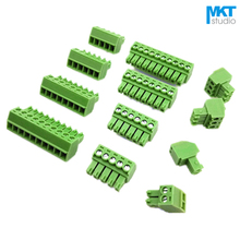 10Pcs Sample 3.5mm Pitch Right Angle Pin Female Pluggable Screw Terminal Block 11P 12P 13P 2024 - buy cheap