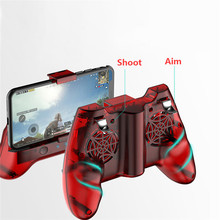 Mobile PUBG Gamepad Controller Joystick Cooling Fans Power Band Gamepad for IOS 4 Four Finger Peripherals Auxiliary 2024 - buy cheap