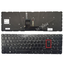 Новая английская клавиатура для ноутбука Toshiba Satellite P50-C P50D-C black US/UI клавиатура PK131NM2B05 с подсветкой 2024 - купить недорого