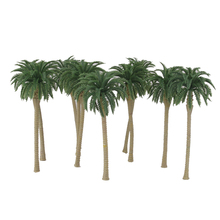 10PCS Coconut Palm Trees Model Train Railway Architecture Diorama Scenery 11cm 2024 - buy cheap