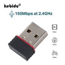kebidu Mini USB Wifi Adapter 802.11n Antenna 150Mbps USB Wireless Receiver Dongle Network Card External Wi-Fi For Desktop Laptop 2024 - buy cheap