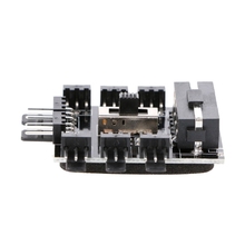 PC IDE Molex 1 To 8 Way Splitter Cooling Fan Hub 3-Pin 12V Power Socket PCB Adapter 2024 - compre barato