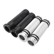 1 par 1 "25 Prata seis milímetros de Alumínio Da Motocicleta Guiador Grips Apertos de Mão Universal para Harley Dyna Softail Sportster Touring 2024 - compre barato