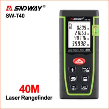SNDWAY Laser Rangefinder Distance Meter Range Finder Tape Measure Mini Digital Handheld SW-T4S T Series 40M Laser Distance Meter 2024 - buy cheap