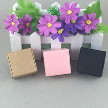 20Pcs/Lot 4x4x2.5cm Colorful Anniversary Paper Cardboard Packing Box Container For Macaron Mini Toys Candy Gift Boxes Wholesale 2024 - buy cheap