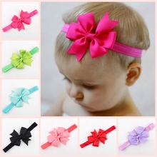 Yundfly 10pcs/lot Ribbon Bow Headband Baby Girls Bowknot Hair Bands Hair Bows Children Hair Accessories Photo Props 2024 - buy cheap