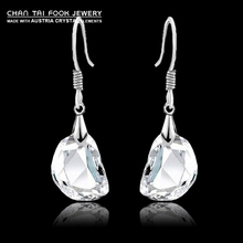 IREACESS New fashion brand Austrian crystal pendientes earrings Long pea wedding drop earrings for women 2024 - buy cheap