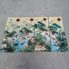Colección de boutique china, mosaico de thangka, cuatro piezas (Jia he fu shun), imagen NO.1-NO.3 2024 - compra barato