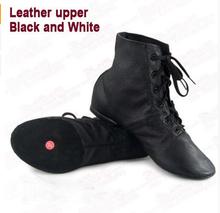 New Woman's Leather Jazz Dance Shoes Lace Up Boots For Adult Woman Practice Yoga Shoes Soft and Light Weight Jazz Boots 2024 - buy cheap