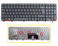 SSEA новая клавиатура UI на английском языке для HP Pavilion DV6 DV6T DV6-6000 DV6-6100 DV6-6200 DV6-6b00 черная клавиатура для ноутбука 2024 - купить недорого