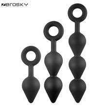 Zerosky Butt Plug for Beginner Erotic Toys Silicone Anal Plug Adult Products Anal Sex Toys for Men Women Prostate Massager 2024 - buy cheap