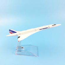 Air France Concorde aircraft model 16CM 1:400 diecast plane model airplane Metal alloy model aeroplane Boy girl toys for childre 2024 - buy cheap