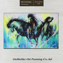 High Quality Cheap Price Art Pictures Running Horse Modern Home Wall Decor Abstract Canvas Painting Oil Painting 2024 - buy cheap
