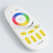 Controle rgbw com lâmpada led, controlador remoto sem fio 2.4g rgb com sensor de toque para lâmpada led fut096 2024 - compre barato