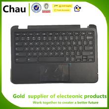 New For Dell Chromebook 11 3180 Upper Case Palmrest Cover Keyboard Touchpad 0VK0VC VK0VC 2024 - buy cheap