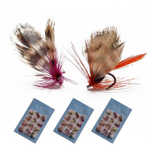 12Pcs/Set  Butterfly Artificial Insect Bait Dry Flies Fly Fishing flies Kit Trout Salmon  Fishing Lures  L18 2024 - buy cheap