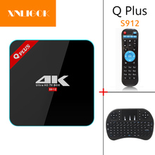 S912 Q plus Amlogic Octa núcleo Android 7.1 Caixa De TV 2G 16G/3G 32G Dupla wi-fi 4 K 2024 - compre barato
