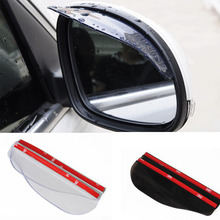 2PCS Car Rain Brow For Kia Rio K2 Sportage Soul Mazda 3 6 CX-5 Lada Skoda Flexible PVC Rearview Mirror Rain Brow Car-styling 2024 - buy cheap