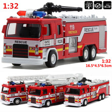 Mini 1:32 scale alloy construction vehicles, pull back model toys cars,Fire truck,Diecast car,free shipping 2024 - buy cheap