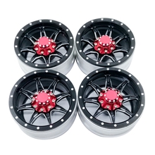 4Pcs Rc Rock Crawler Metal Wheel Rim 1.9 Inch Beadlock For 1/10 Axial Scx10 90046 Tamiya Cc01 D90 D110 Tf2 Traxxas Trx-4 S119 2024 - buy cheap