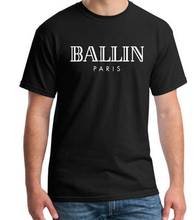Мужская брендовая одежда с круглым вырезом Ballin Paris Urban Fashion Graphic, футболка унисекс с принтом, Мужская футболка с коротким рукавом 2024 - купить недорого