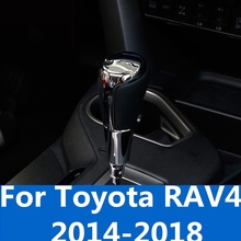 Car styling gear lever head decoration Shift cover Interior Gear head Gear set Gear car accessories For Toyota RAV4 2014-2018 2024 - buy cheap