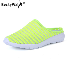 2022 New Summer Women Sandals Cutouts Breathable Mesh Beach Shoes Woman Flats Slides Female Flip Flops Casual Shoes WSH3309 2024 - buy cheap