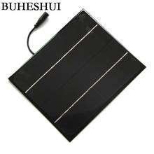 BUHESHUI 6W 12V/18V Mono Solar Cell+5521DC Cable DIY Solar Panel Charger For 12V System Battery 170*200MM Study Free Shipping 2024 - buy cheap