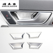 Car styling Interior Door Handle frame Covers Trim Door Bowl stainless steel Stickers decoration for Audi A6 C6 auto accessories 2024 - buy cheap