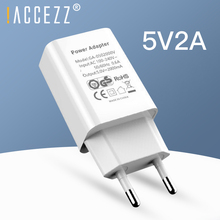 !ACCEZZ 5V 2A EU USB Charger For iphone iPad iPod Universal Mobile Phone Travel Fast Charger Adapter For Samsung Huawei Xiaomi 9 2024 - buy cheap