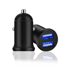 Car Styling Dual USB Car Charger Car Cigarette Lighter Charger 12V 2.4A Miniature Intelligent Fast Charging 2024 - buy cheap