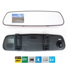 HD 720P Car Mirror DVR HD Rearview DVR  Rear view Vehicle Camera Black Box Dash Cam G-Sensor 2.4In LCD Motion Detection 2024 - buy cheap
