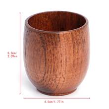 Brief Wooden Drinking Small Wine Cup Handmade Crafts Gift natural wood grain Teacups Home Decoration 2024 - buy cheap
